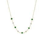 Everyday Emerald Minimalist Necklace
