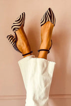 Elle™ | Zebra Print Pointed Heels