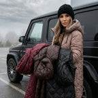 Claire | Quilted Hooded Long Coat