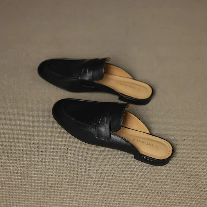 Aurora Genuine Leather Mules