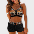 Luisa | Bikini with Geometric Pattern