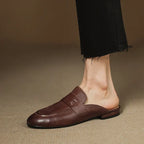 Aurora Genuine Leather Mules