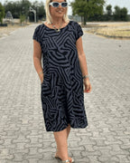 Ava | round neck summer dress