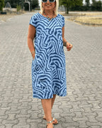 Ava | round neck summer dress