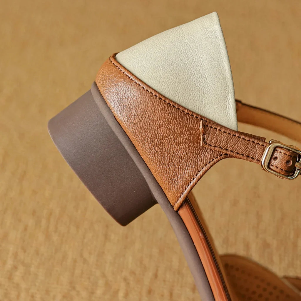 Julion Genuine Leather Heels