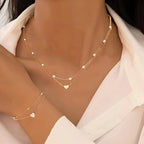 Loving Hearts Necklace Set
