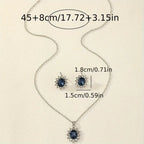 Shimmering Sapphire Jewelry Set