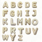 Gold Bubble Letter Necklace