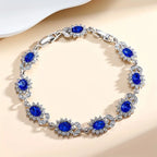Alluring Sapphire Accented Bracelet