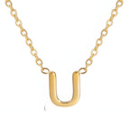 Signature Gold letter Necklace