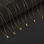 Signature Gold letter Necklace
