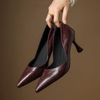 Gilda Genuine Leather Heels