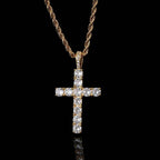 Ethereal Gold Cross Necklace