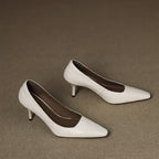 Zala Genuine Leather Heels