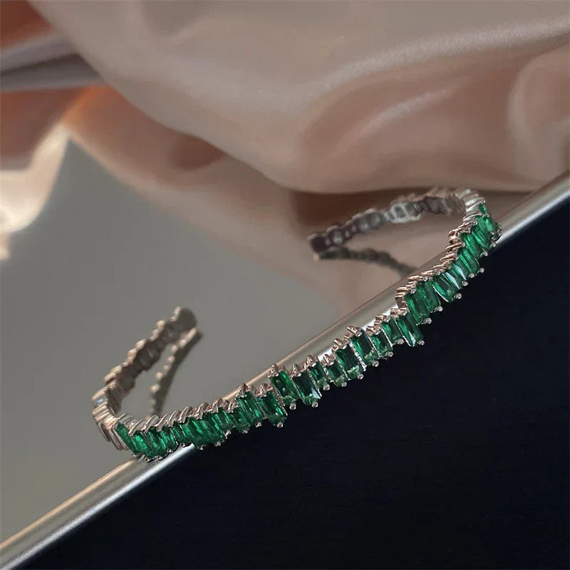 Leonore Emerald Crystal Ring