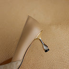 Clair Genuine Leather Heels