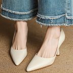 Naila Genuine Leather Heels