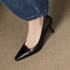 Zala Genuine Leather Heels