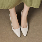 Zala Genuine Leather Heels