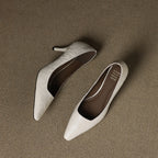 Zala Genuine Leather Heels