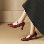 Aeri Leather Heels