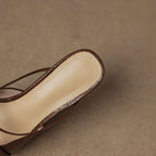 Gloria Genuine Leather Mules
