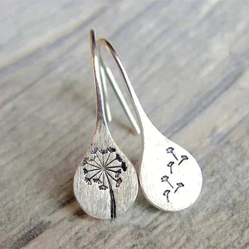 Timeless Silver Flower Earrings