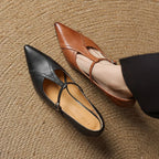 Elle Genuine Leather Heels