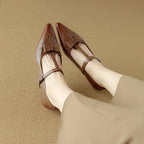 Darlyn Genuine Leather Pumps