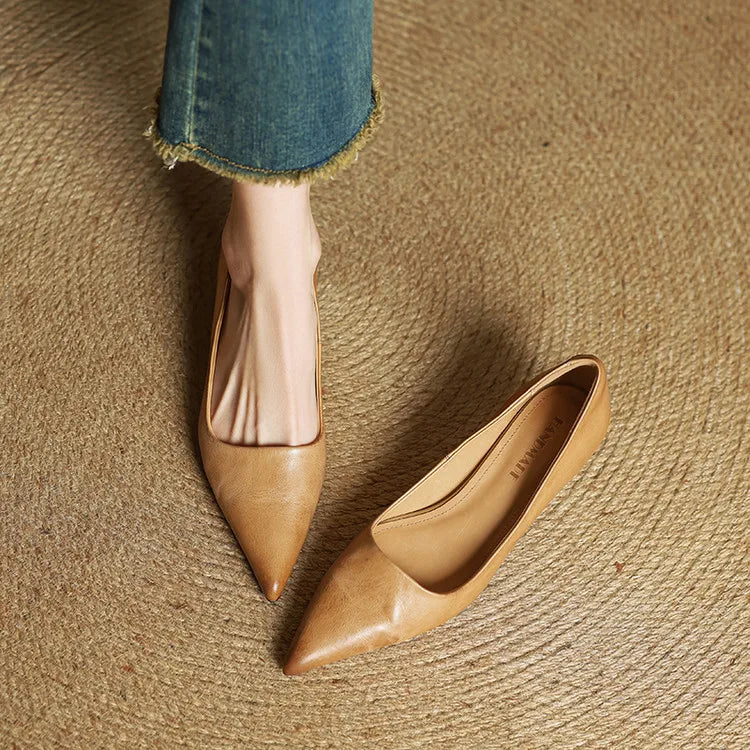 Yanil Genuine Leather Heels