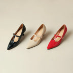 Rabeca Genuine Leather Heels