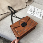 Chic PU Leather Crossbody Bag - Trendy and Stylish