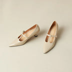 Rabeca Genuine Leather Heels