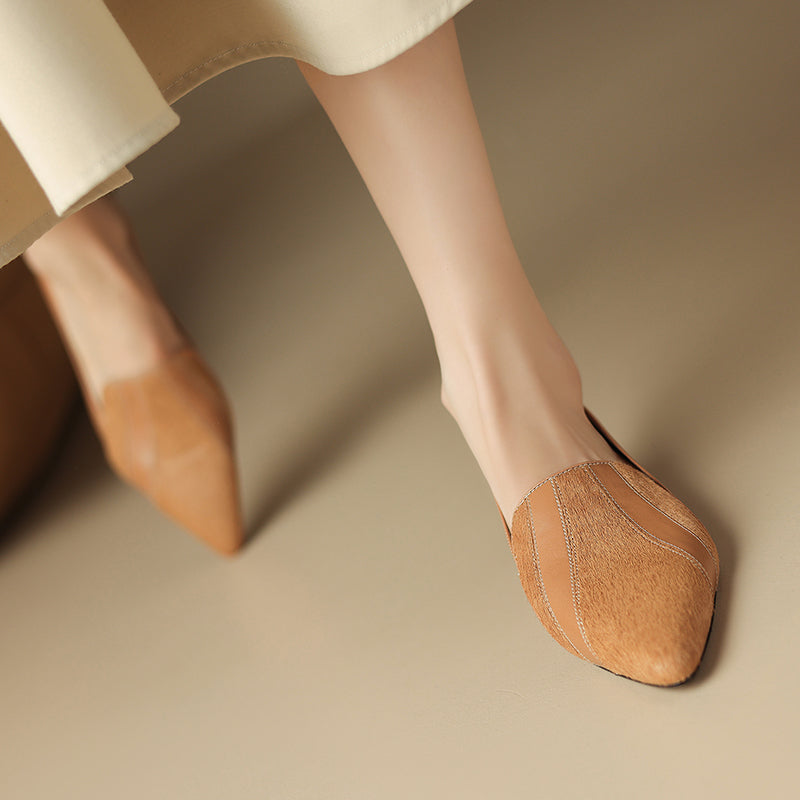 Kiara Genuine Leather Flats
