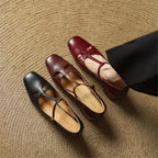 Alysa Genuine Leather Heels
