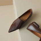Kiara Genuine Leather Flats