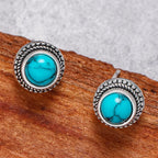 Classic Turquoise Stud Earrings
