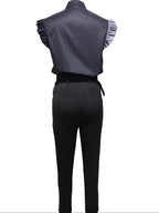 Florabel - Stylish Ruffle-Sleeve Set