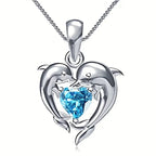 Dolphin Sapphire Necklace