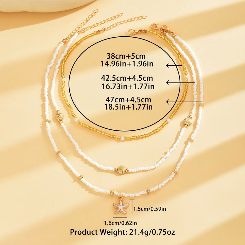 The Coastal Layers Necklace Set