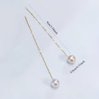 Long Tassel Pearl Earrings