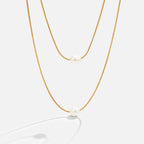 Sophisticated Layered Pearl Necklace