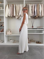 Marian - Elegant Pleated Set